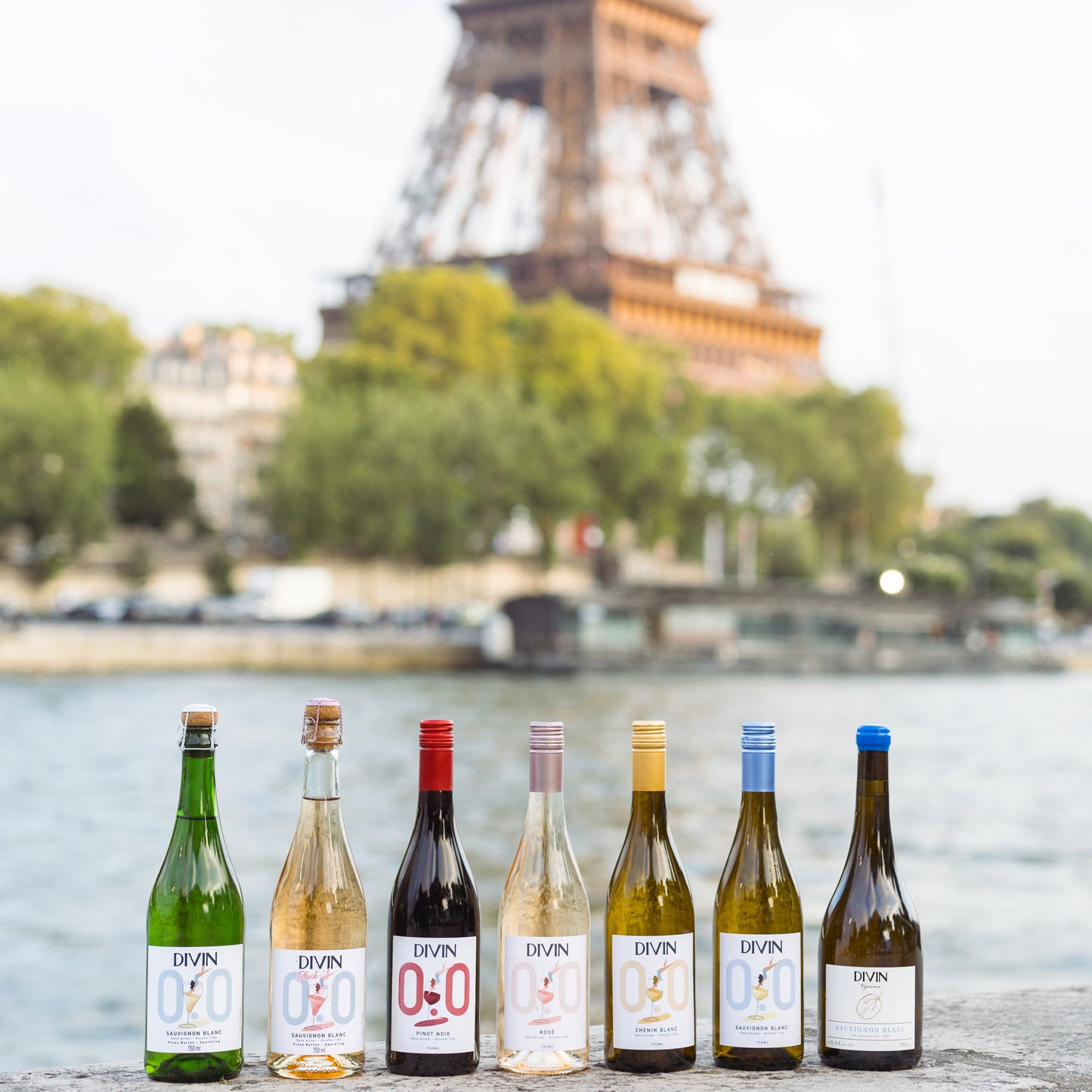 DIVIN Alkoholfri Blush sparkling Rosé, 750 ml.