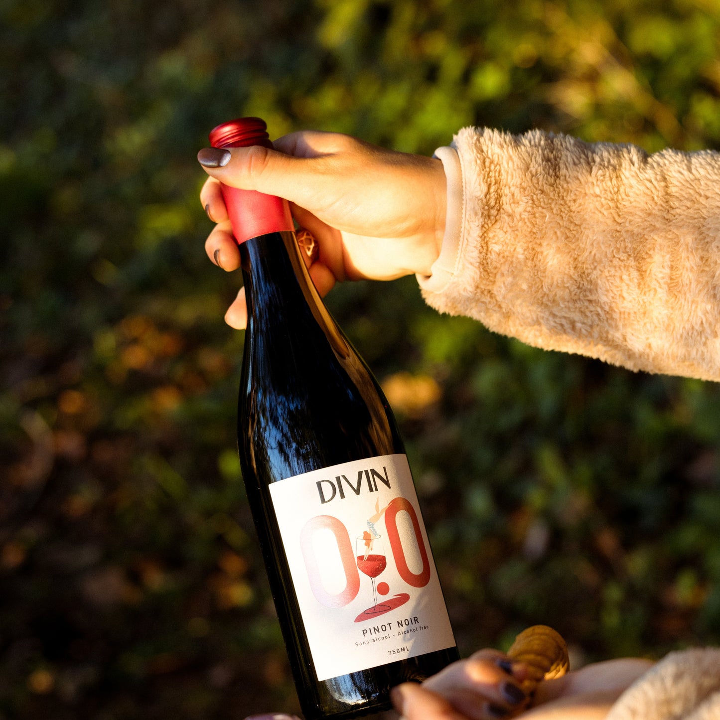 DIVIN Origine Alkoholfri Pinot Noir, 750 ml.