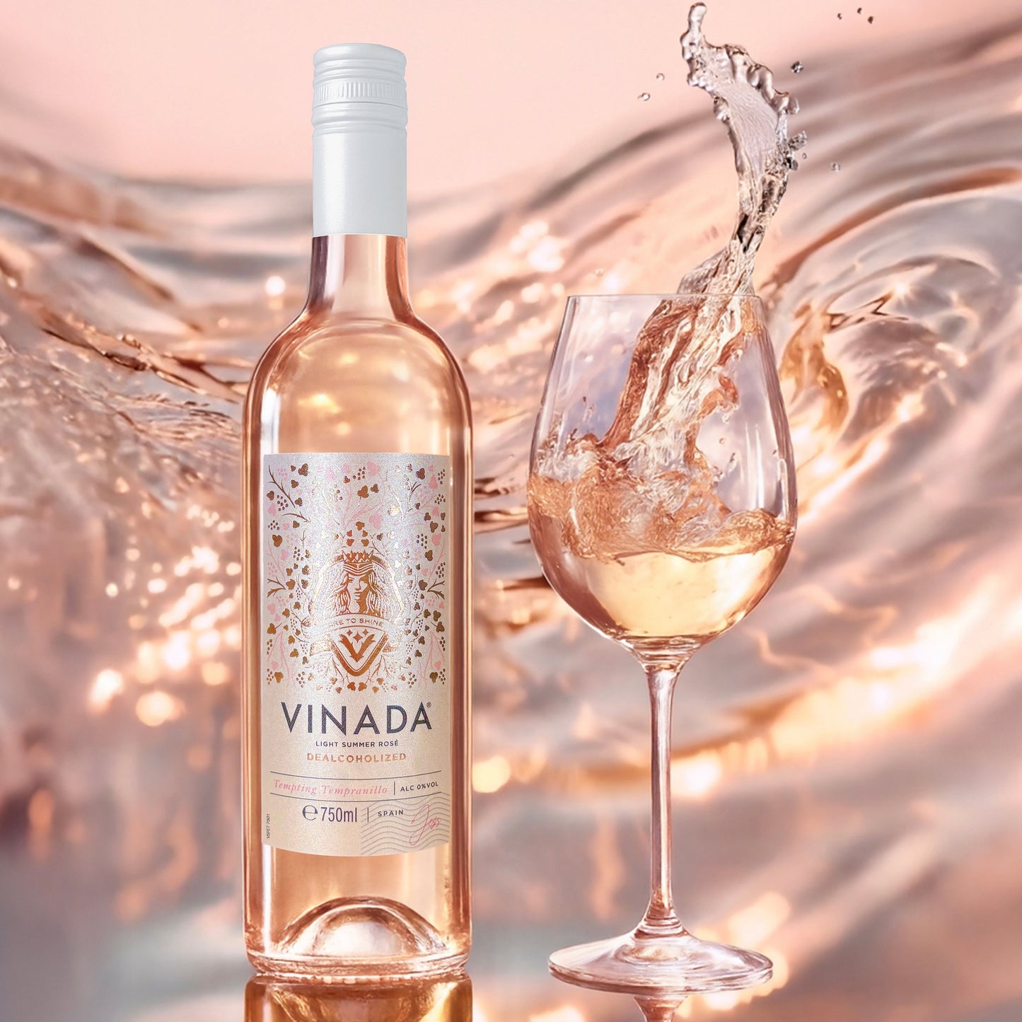 VINADA Tempting Tempranillo Rosé, 750 ml. NYHET