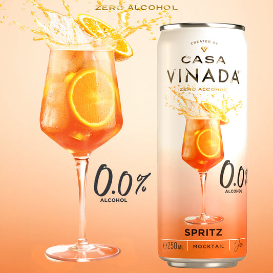 VINADA Mocktail Spritz, 250 ml can. NEW