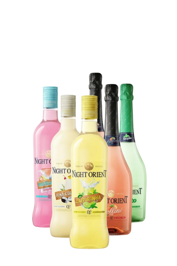 Alkoholfri blandet boks nr. 2: «Studio 54 – The Feel Good Mocktail Box» Snurr diskokula, festen kan begynne.