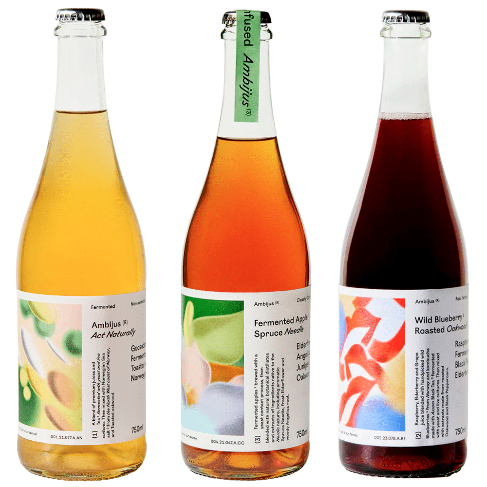 Ambijus Act Naturally, alkoholfri i en spennende naturvinstil. 750 ml