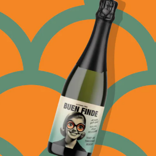 BUEN FINDE Airén Frizzante Alkoholfritt mousserande vin NYHET Lansering i april