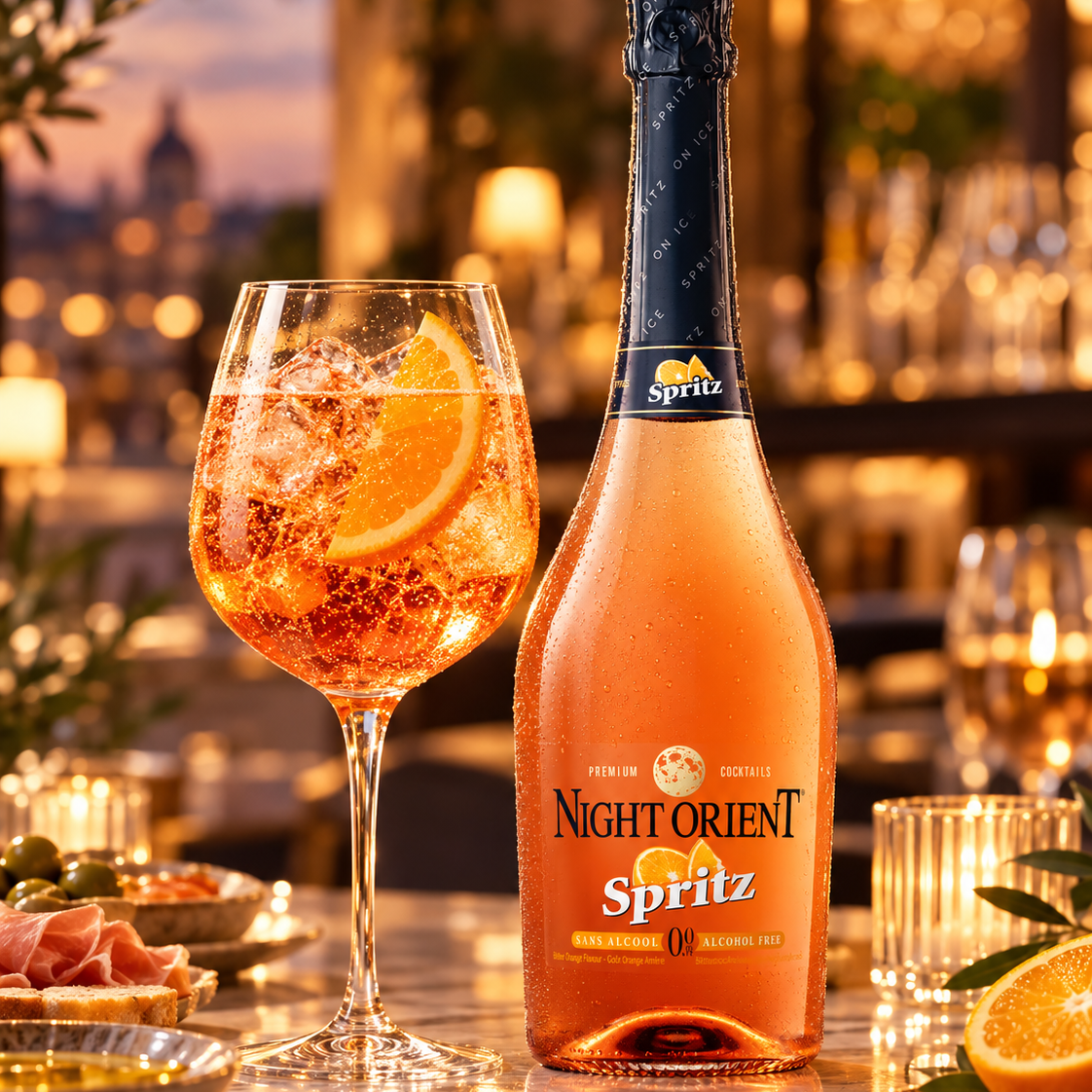 Night Orient Mocktail Alkoholfri Spritz