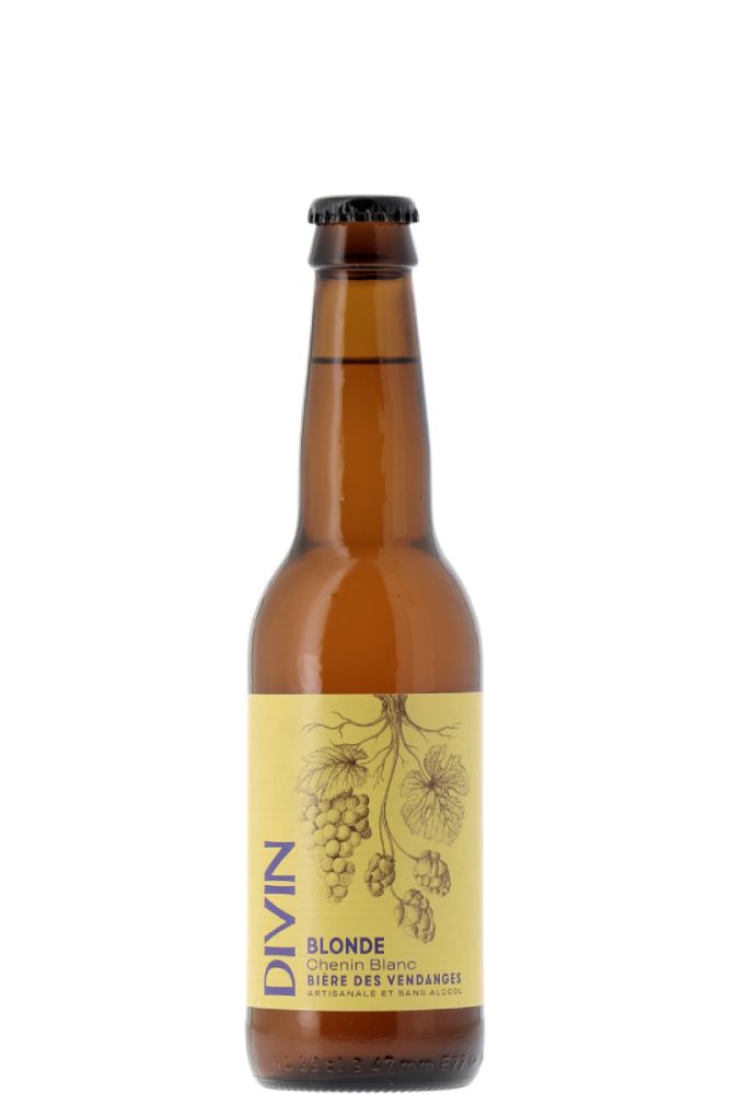 DIVIN Biére des Vendanges Blonde Chenin blanc, 330 ml NYHET