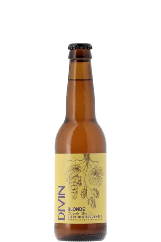 DIVIN Biére des Vendanges Blonde Chenin blanc, 330 ml NYHET