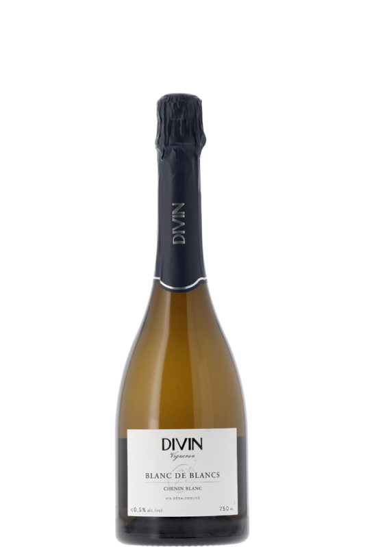 DIVIN Vigneron Alkoholfri Blanc de Blancs sparkling, 750 ml.