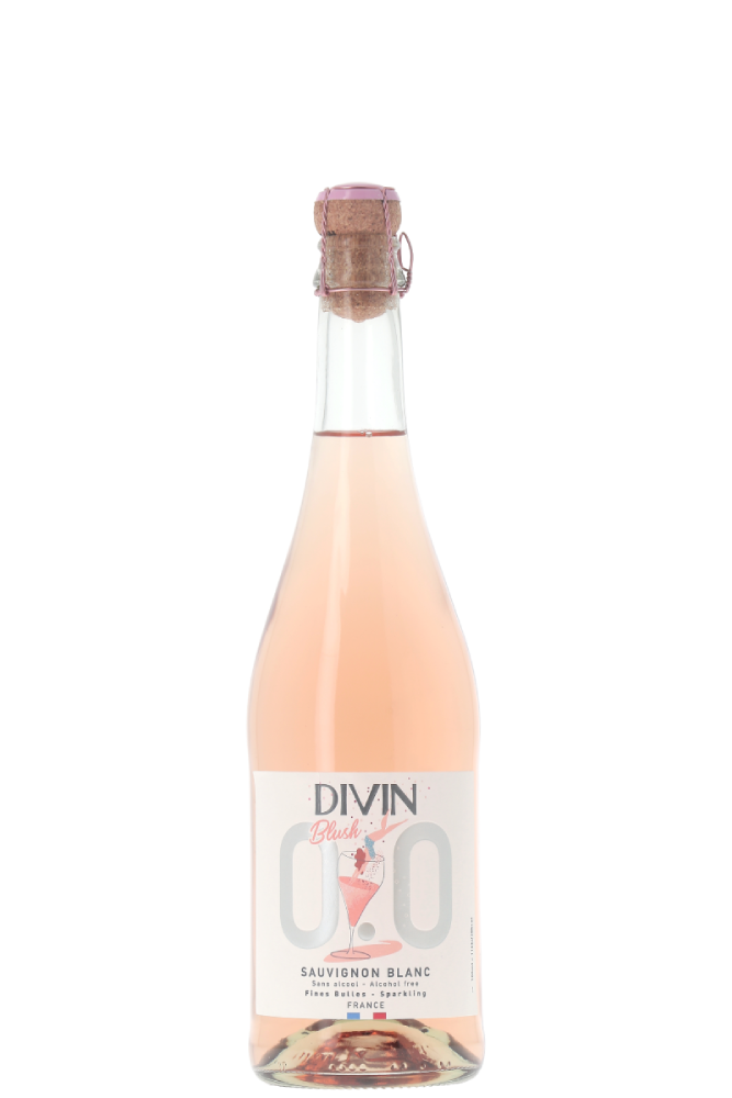 DIVIN Alkoholfri Blush sparkling  Rosé, 750 ml.