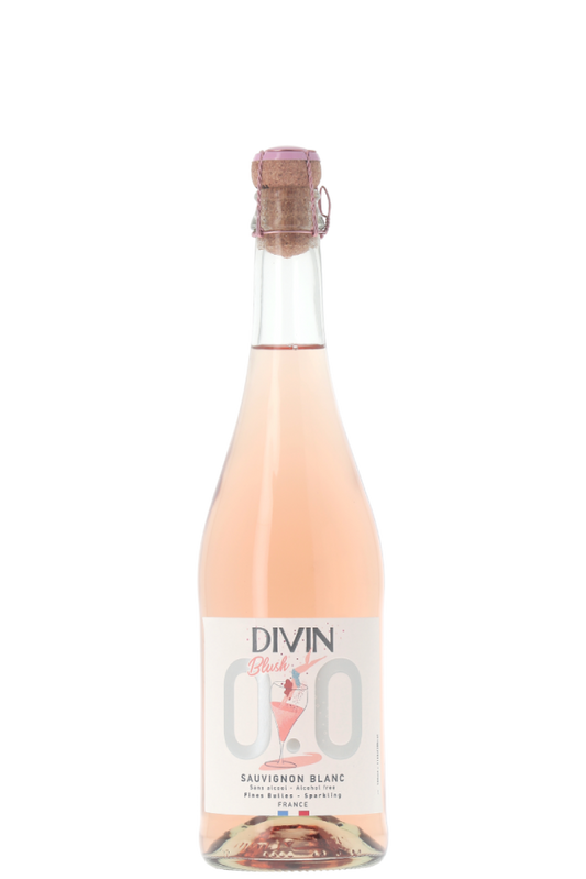DIVIN Alkoholfri Blush sparkling  Rosé, 750 ml.