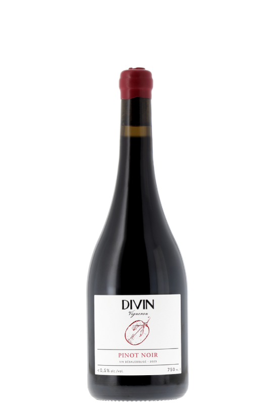 DIVIN Vigneron Alkoholfri Pinot Noir, 750 ml.