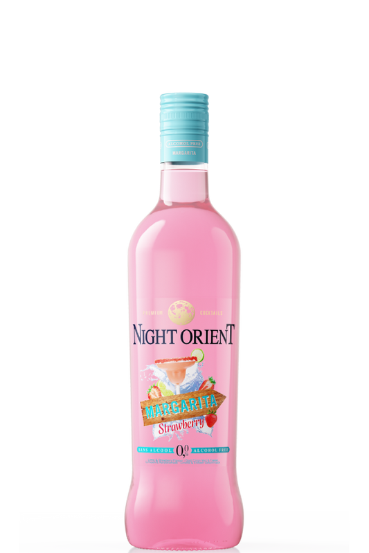 Night Orient Mocktail Alkoholfri Strawberry Margarita, 700 ml.