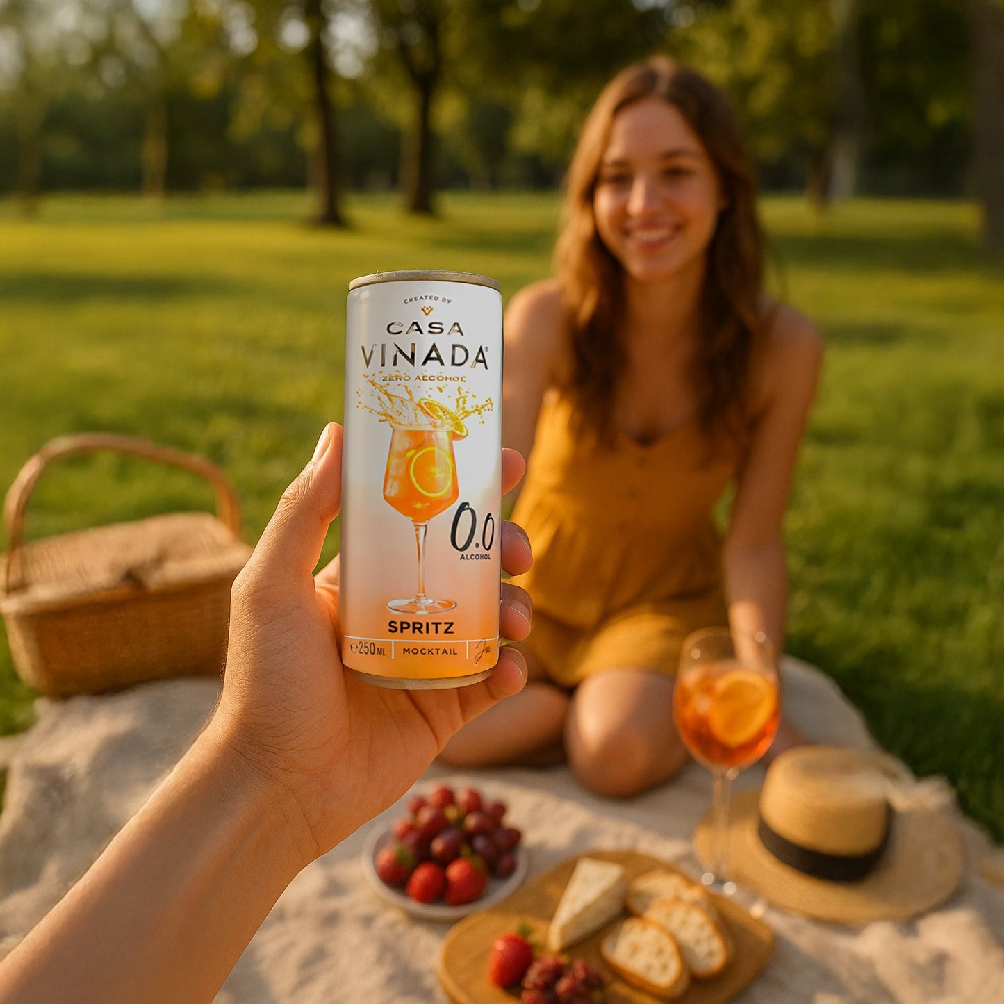 VINADA Mocktail Spritz, 250 ml burk. NYHET