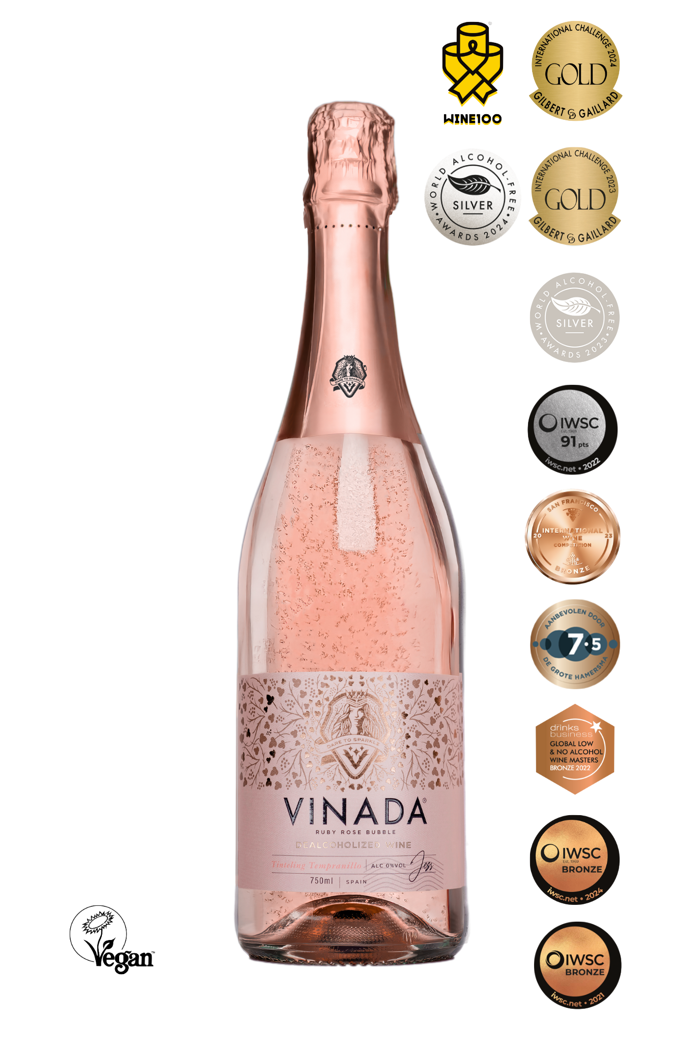 Blandlåda nr 1 "All the bubbles- Zero troubles!"  3 olika mousserande viner. " flaskor av vardera.