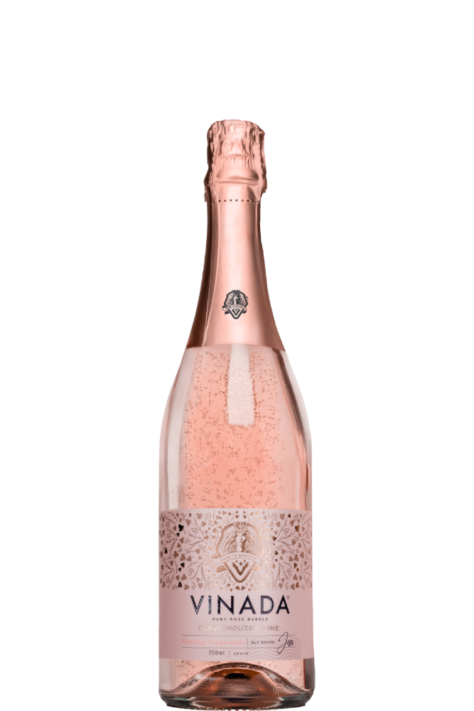 VINADA Alkoholfri Tinteling Tempranillo Rosébubbel, 750 ml