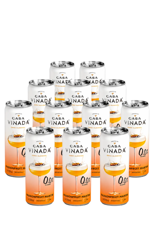 CASA VINADA Mocktail Passion fruit Martini, 250 ml burk, 12-pack