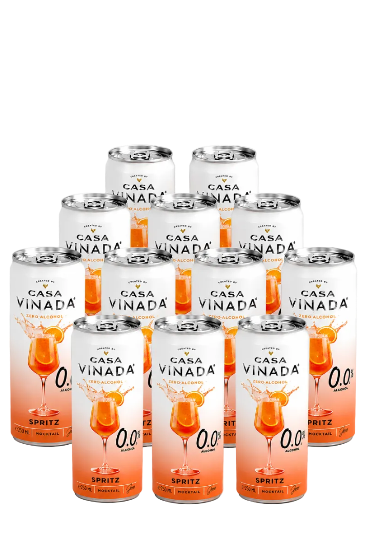 CASA VINADA Mocktail Spritz, 250 ml boks, 12-pakning.