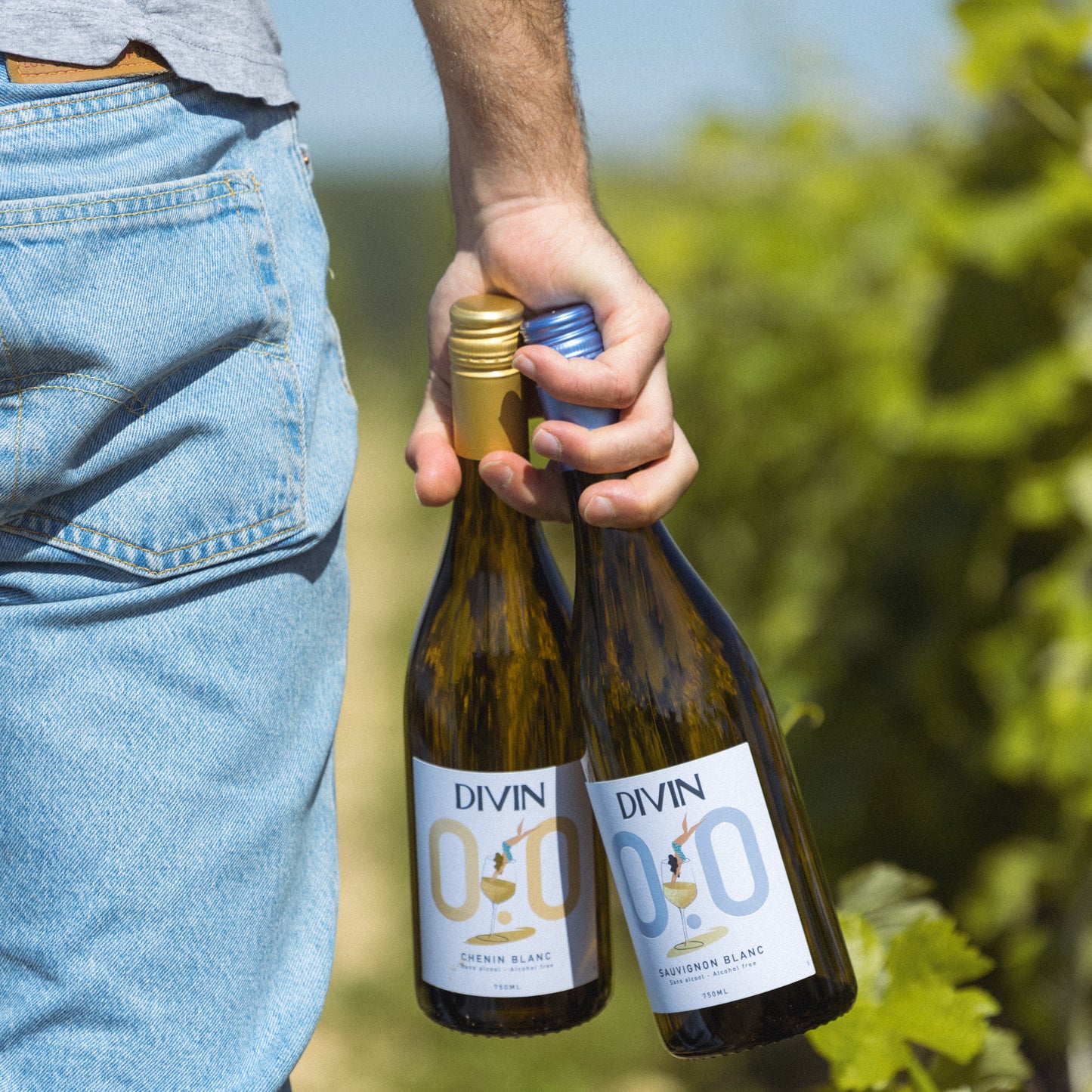 DIVIN alkoholfri sparkling  Sauvignon blanc, 750 ml.