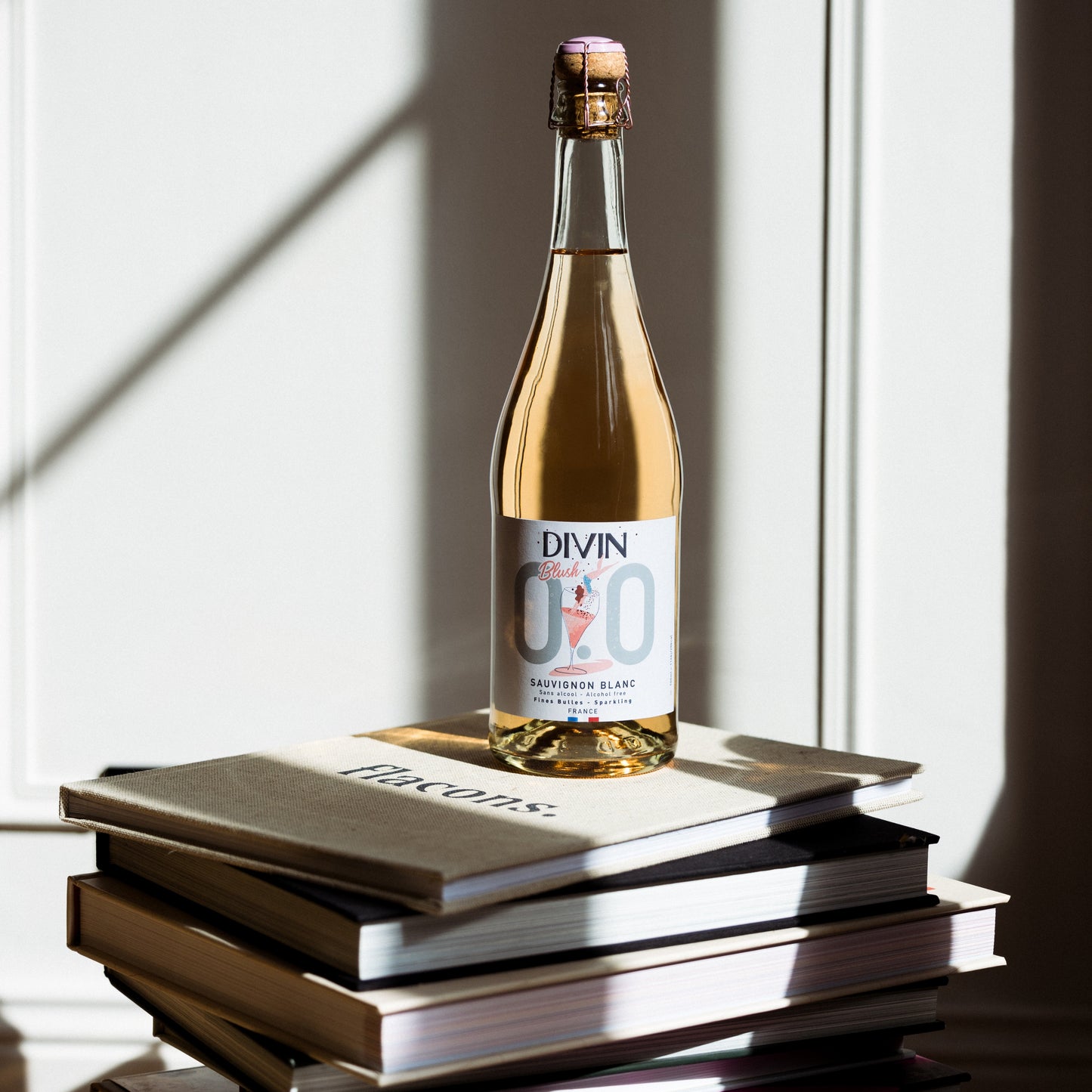 DIVIN Alkoholfri Blush sparkling  Rosé, 750 ml.