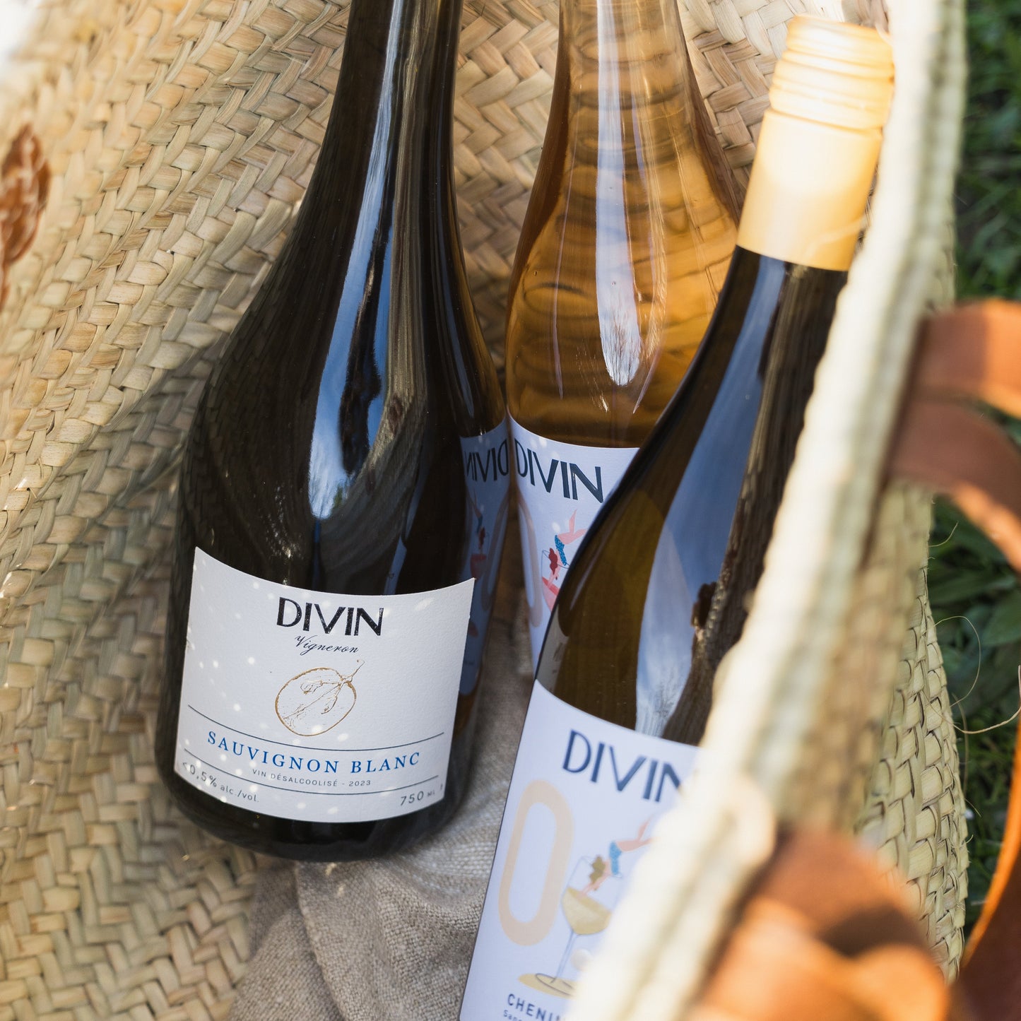 DIVIN Vigneron Alkoholfri Sauvignon Blanc, 750 ml.