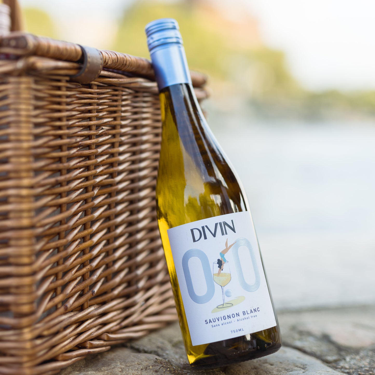 DIVIN Origine Alkoholfri Sauvignon Blanc, 750 ml.