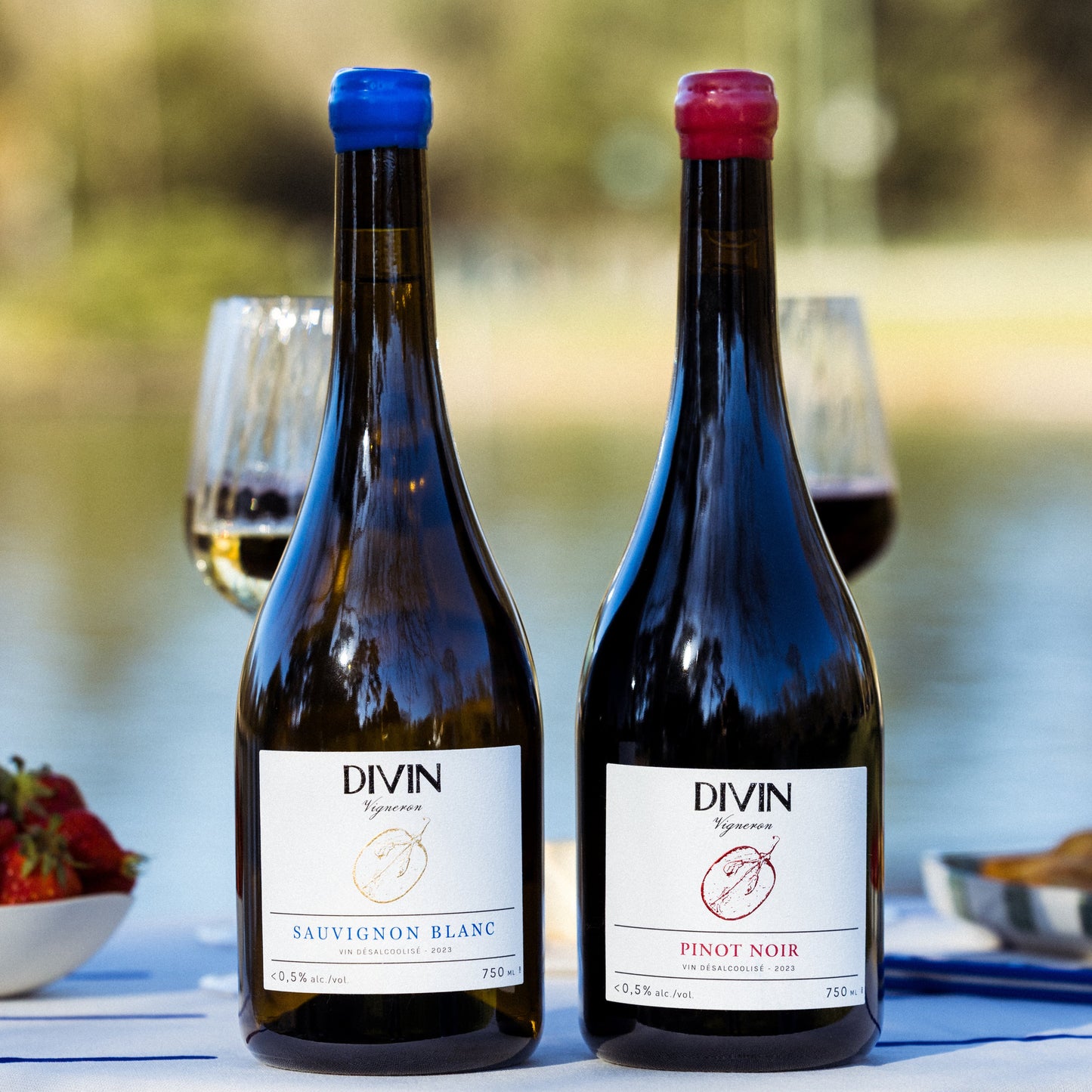 DIVIN Vigneron Alkoholfri Pinot Noir, 750 ml.