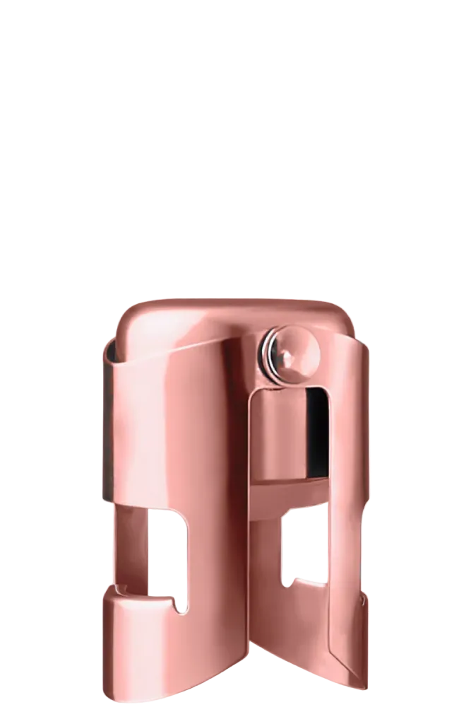VINADA Champagne stopper. Rose-colored metal.
