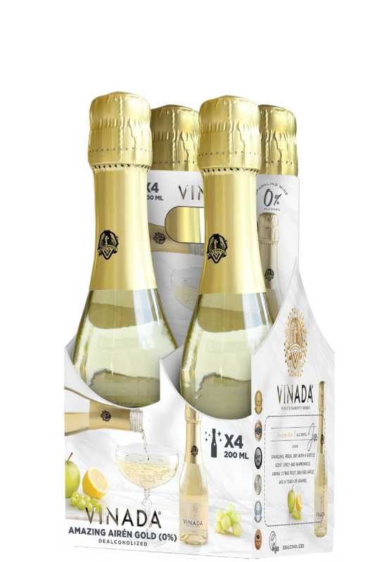 VINADA Alcohol-free Amazing Airén Gold, mini 4 X 200 ml